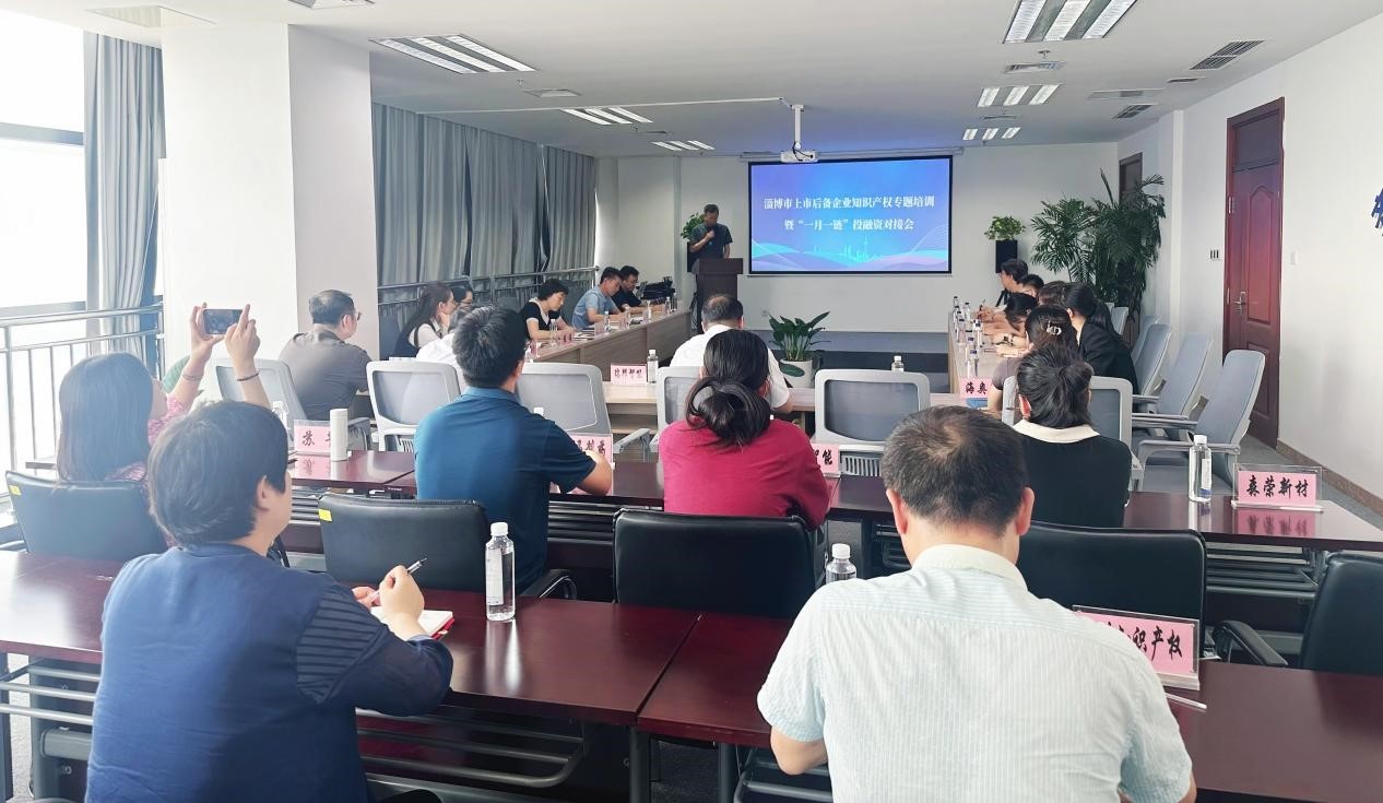 淄博市上市后備企業(yè)知識產(chǎn)權(quán)保護(hù)專題培訓(xùn)暨“一月一鏈”投融資對接會(huì)成功舉辦